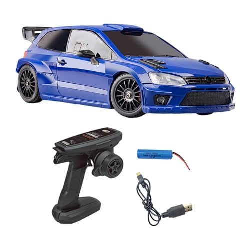 Amagogo RC Drifting Auto Fahrzeugmodell Maßstab 1/28 Kreatives elektrisches Spielzeug Mini Ferngesteuertes Auto Sportwagen Spielzeug für Jungen Mädchen Kinder, Blau von Amagogo