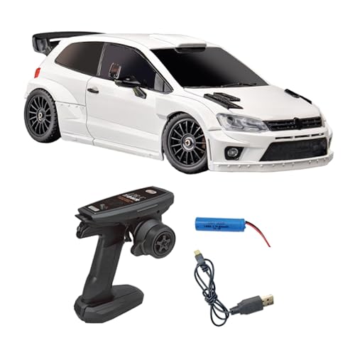 Amagogo RC Drifting Auto Fahrzeugmodell Maßstab 1/28 Kreatives elektrisches Spielzeug Mini Ferngesteuertes Auto Sportwagen Spielzeug für Jungen Mädchen Kinder, Weiß von Amagogo