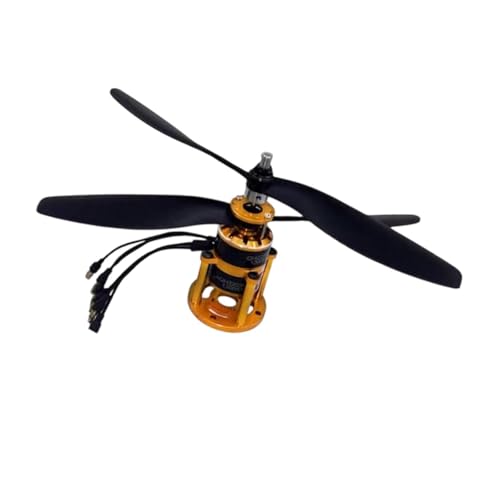 Amagogo RC Flugzeug Motor Kit Motor Propeller Set Komplette Motoren RC Flugzeug Hubschrauber Hochgeschwindigkeitspropeller, für RC, Motor von Amagogo