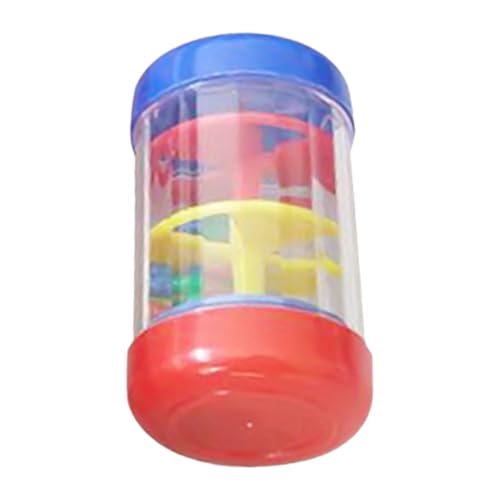 Amagogo Rainmaker Spielzeug Regen Stick Shaker Feinmotorik Musikinstrument Perlen Regen Shaker Spielzeug Baby Musikspielzeug für Jungen Mädchen, 10cm von Amagogo