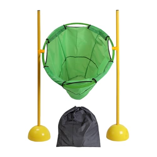 Amagogo Sandsack-Wurf-Cornhole-Spiel mit 10 Sandsäcken, Indoor-Outdoor-Wurfspiel für Kleinkinder, Mädchen, Jungen, Erwachsene, Kinder im Alter von 3–8 Jahren, GrÜn von Amagogo