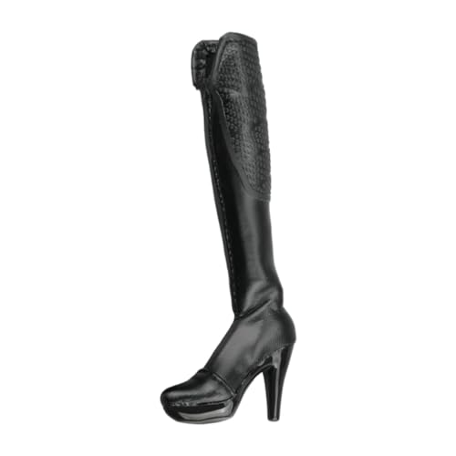 Amagogo Schuhe und Stiefel für Figuren im Maßstab 1/6, Ankleideaccessoire für Damen, Freizeitstiefel für Damen, Modell mit hohen Stiefeln für von Amagogo