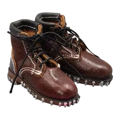 Amagogo Schuhe und Stiefel für Figuren im Maßstab 1/6, Miniatur-Schuhe, Trend, Freizeit, Stiefeletten, männliches Accessoire für den Körper einer von Amagogo