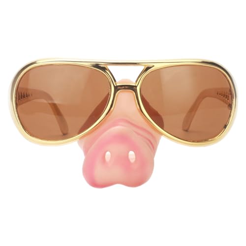 Amagogo Schwein Große Nase Brille Lustige Party Sonnenbrille für Party Halloween Festival Requisiten Amagogo Schwein Große Nase Brille Lustige Party Sonnenbrille für Party Halloween Festival Requisiten von Amagogo