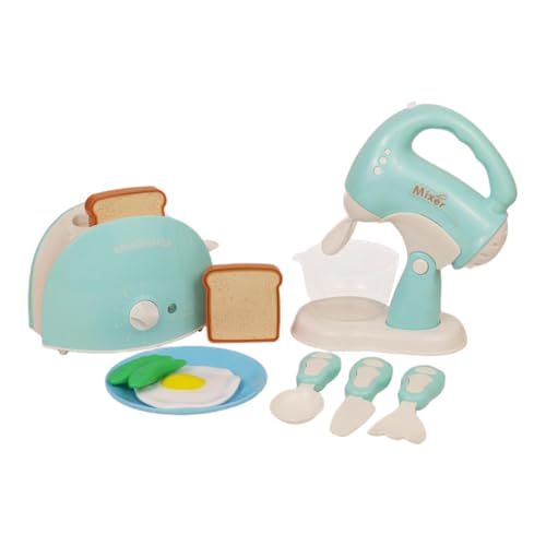 Amagogo Simulation Küchenspielzeug Miniaturgeräte Geburtstagsgeschenke Simulation Kleingeräte Spielzeug Pretend Food Set für Vorschule, GrÜn von Amagogo