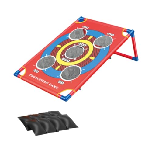 Amagogo Sitzsack Wurfspiel Set, Lustiges Cornhole Brett für Sport, Drinnen Und Draußen, für Kinder von Amagogo