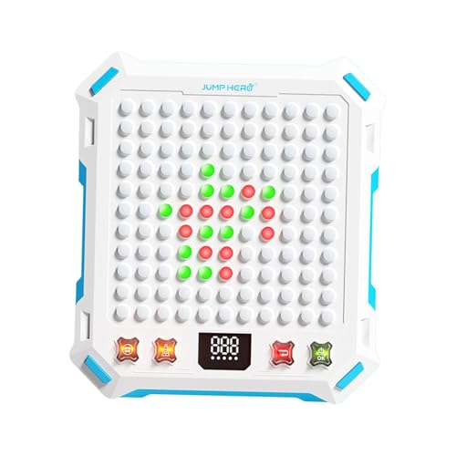 Amagogo Smart-Brettspiel, elektronisches Brettspiel, Smart-4-in-a-Row-Spiel, Brettspiel für unterwegs, Blau von Amagogo