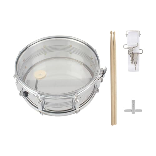 Amagogo Snare Drum Kit Snare Drum Head 14 Zoll Lehrhilfe Stabiler Gurt Instrument Lernpercussion für Anfänger Kinder von Amagogo