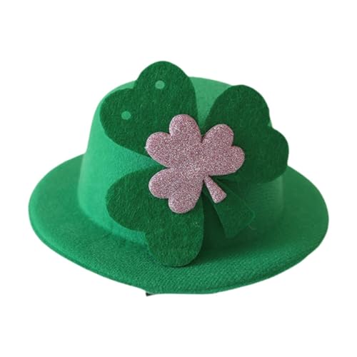 Amagogo St. Patrick's Day Hut Neuheit einzigartiges Kostümaccessoire für Kostümkarneval, Grün Rosa von Amagogo