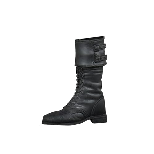 Amagogo Stiefel, Schuhe, Arbeitsstiefel, Zubehör im Maßstab 1:6, Outfit, lässige Stiefel bis zur Mitte der Wade, Figurenstiefel, Kostüm für 12-Zoll-Figuren, Herren Stiefel A von Amagogo