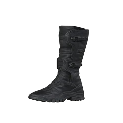 Amagogo Stiefel, Schuhe, Arbeitsstiefel, Zubehör im Maßstab 1:6, Outfit, lässige Stiefel bis zur Mitte der Wade, Figurenstiefel, Kostüm für 12-Zoll-Figuren, Herren Stiefeletten B von Amagogo