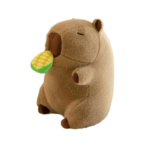 Amagogo Süßes Capybara-Kuscheltier, Capybara-Plüschfiguren, Heimdekoration, Plüsch-Capybara-Puppe für Kinder, Jungen, Mädchen, Geschenke, Mais-wasserschwein von Amagogo