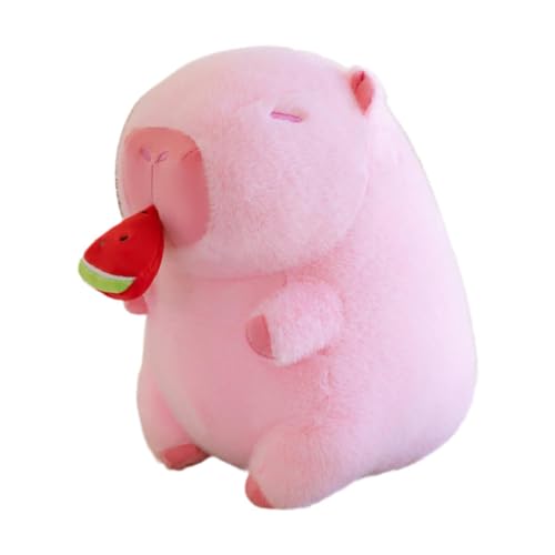 Amagogo Süßes Capybara-Kuscheltier, Capybara-Plüschfiguren, Heimdekoration, Plüsch-Capybara-Puppe für Kinder, Jungen, Mädchen, Geschenke, Wassermelonen-Capybara von Amagogo