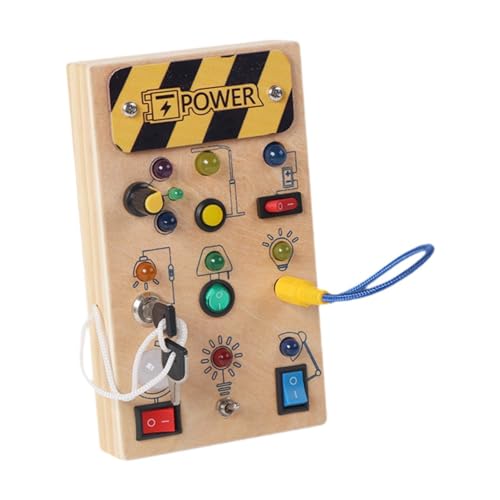 Amagogo Switch Busy Board, Reisespielzeug, Lernspielzeug, Montessori-Spielzeug, Feinmotorik für Vorschulaktivitäten, Zentren, Jungen und Mädchen, Style C von Amagogo