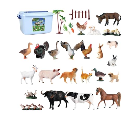 Amagogo Tiere Model Animal Playset für Kinder Klassenzimmer Belohnt Geburtstagsgeschenk von Amagogo