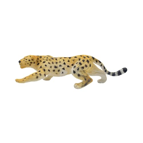 Amagogo Tierfiguren, Tierspielzeug, ab 3 Jahren, Mädchen, Jungen, Vorschul-Lernspielzeug, Simulation, großes Tierspielset, Simulationstiere, Leopard von Amagogo