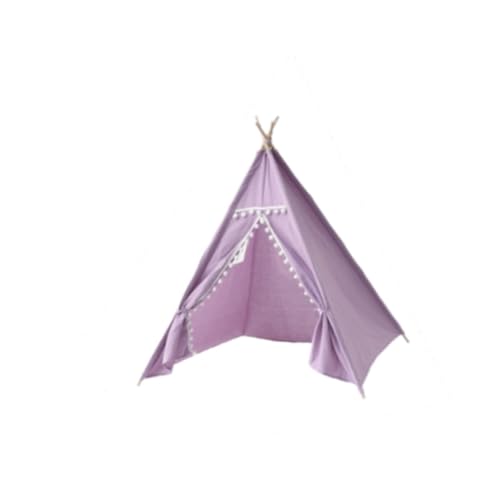 Amagogo Tipi-Zelt für Kinder, zum Spielen und Fantasien, Spielzelt, Innenzelt für Wohnzimmer, Party, Spielplätze, Hinterhof, Schlafzimmer, Violett von Amagogo