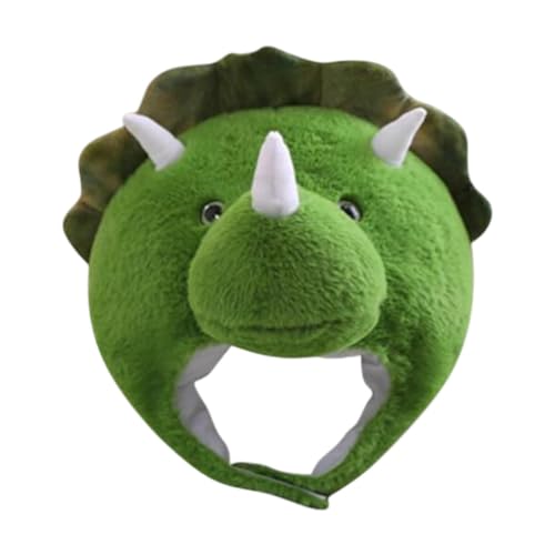 Amagogo Triceratops-Hut, Cosplay-Dekor, Geschenk, Tierhut für Aufführung, Halloween-Festival von Amagogo