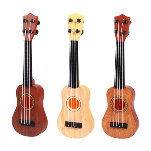 Amagogo Ukulele Toy Musical Instrument Tragbares Bildungsspielzeug 4 String Gitarre kleine Gitarre für Jungen Mädchen Vorschuler von Amagogo