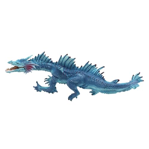 Amagogo Velociraptor Dinosaurier Figur Spielzeug Sensorisches Spielzeug Ornament Simuliertes Dinosaurier Spielzeug Tierfigur Modell für Party Favors Autos, Blau von Amagogo