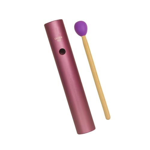 Amagogo Wah Tube Percussion Learning Tool Professional mit Beater Sand Zylinder Musikspielzeug Early Education Percussion Tube , Lila von Amagogo