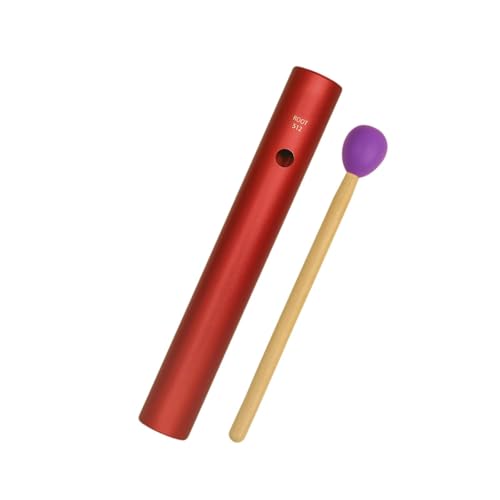 Amagogo Wah Tube Percussion Learning Tool Professional mit Beater Sand Zylinder Musikspielzeug Early Education Percussion Tube , Rot von Amagogo