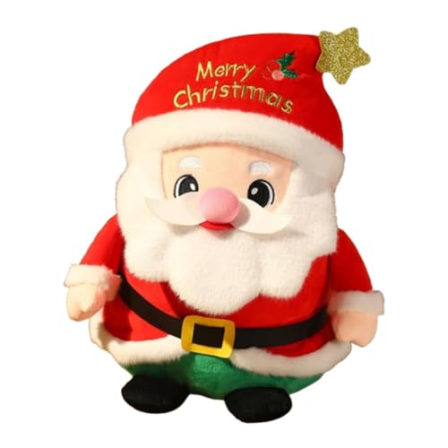 Amagogo Weihnachtsplüschtier, Weihnachtspuppe, Weihnachtsdekoration, Stofftier, Weihnachtsschmuck, Figur, Puppe für Kinder, Geschenk, Santa Claus L von Amagogo