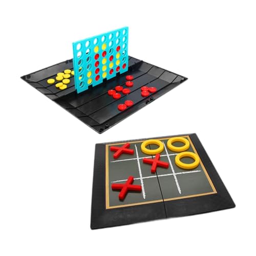 Amagogo Xo Game Toe Teaser Familienbrettspiele Couchtischspiel Checker für Geschenke Partygeschenke Hinterhof Erwachsene Kinder von Amagogo