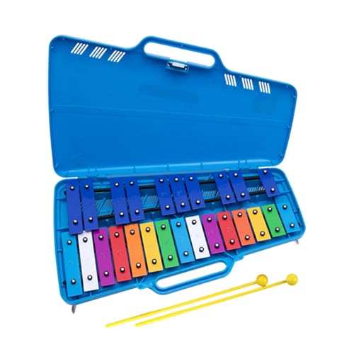 Amagogo Xylophon für Kinder, Glockenspiel -Vorschule Werkzeug Musical Toy, Kindermusikinstrument für Jungen Mädchen, Blau von Amagogo