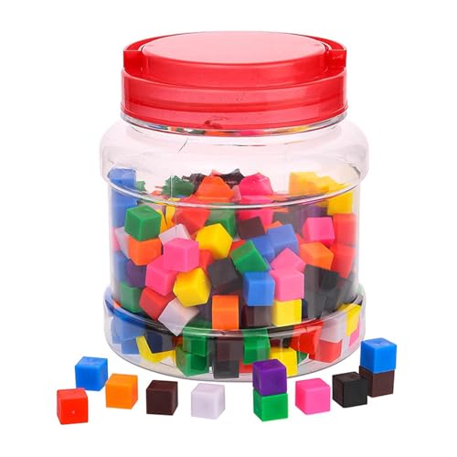 Amagogo Zentimeterwürfel, 1 cm, Entwicklungssortierspielzeug, Mathe-Würfel für den Heimunterricht, Vorschule, Kindergarten, Basteln, 300 Stück Amagogo Zentimeterwürfel, 1 cm, Entwicklungssortierspielzeug, Mathe-Würfel für den Heimunterricht, Vorschule, Kindergarten, Basteln, 300 Stück von Amagogo