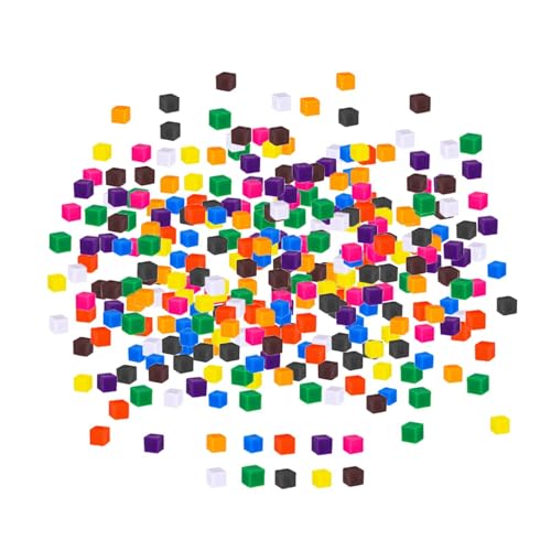 Amagogo Zentimeterwürfel, 1 cm, Entwicklungssortierspielzeug, Mathe-Würfel für den Heimunterricht, Vorschule, Kindergarten, Basteln, 500 Stück Amagogo Zentimeterwürfel, 1 cm, Entwicklungssortierspielzeug, Mathe-Würfel für den Heimunterricht, Vorschule, Kindergarten, Basteln, 500 Stück von Amagogo
