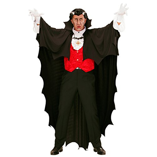 Amakando Dracula Cape Vampirumhang schwarz Fledermaus Umhang Blutsauger Halloweenkostüm Halloween Verkleidung Erwachsene Grusel Kostüm Fastnachtskostüm Amakando Dracula Cape Vampirumhang schwarz Fledermaus Umhang Blutsauger Halloweenkostüm Halloween Verkleidung Erwachsene Grusel Kostüm Fastnachtskostüm von Amakando