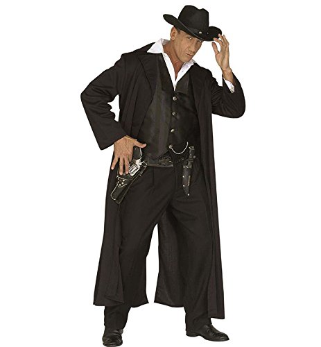 Amakando Western Kostüm Gangster Outfit 48 Revolverheld Westernheld Wild West Gangsterkostüm Faschingskostüm Herren von Amakando