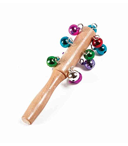 Amaya 441085 Jingle Bells Mini mit Holzstab, Mehrfarbig Amaya 441085 Jingle Bells Mini mit Holzstab, Mehrfarbig von Amaya