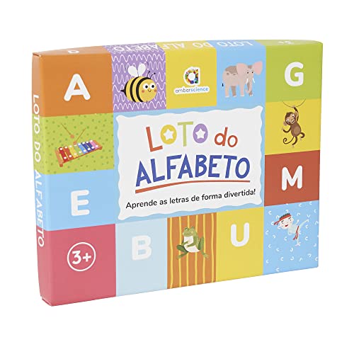 Ambarscience Alphabet Lotto zum Lernen der Buchstaben des Alphabets und verknüpft sie mit Wörtern und Bildern. von Ambarscience