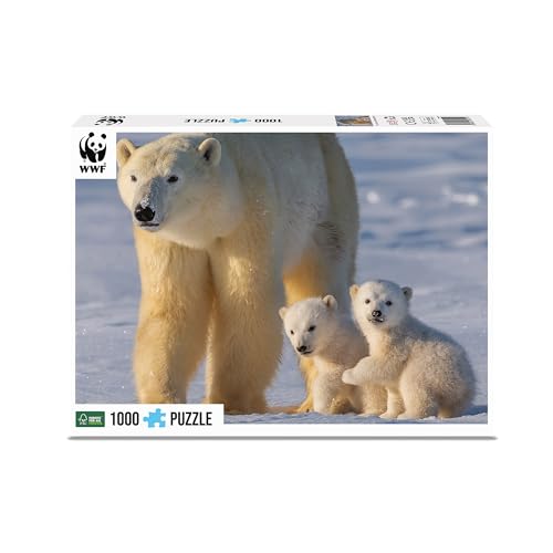 Ambassador 7230024 Polarbären, 1000 Teile Puzzle für Erwachsene und Kinder ab 10 Jahren, WWF Tierpuzzle, Eisbär Ambassador 7230024 Polarbären, 1000 Teile Puzzle für Erwachsene und Kinder ab 10 Jahren, WWF Tierpuzzle, Eisbär von Ambassador