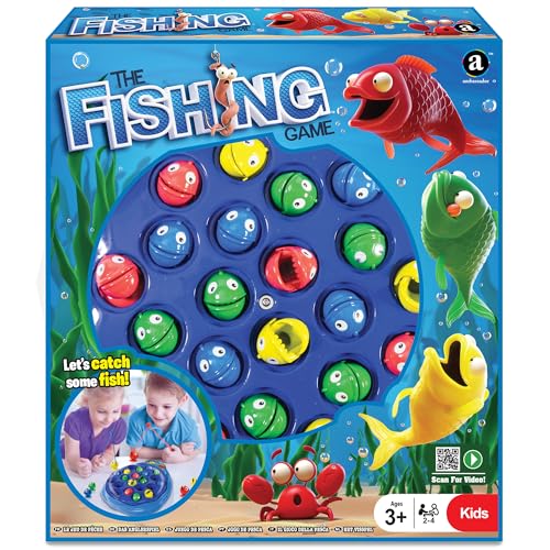 Merchant Ambassador – The Fishing Game – Angelspiel für Kinder – Hand-Augen-Koordination – Geschicklichkeitsspiel – 2-4 Spieler ab 3 Jahren Merchant Ambassador – The Fishing Game – Angelspiel für Kinder – Hand-Augen-Koordination – Geschicklichkeitsspiel – 2-4 Spieler ab 3 Jahren von Ambassador