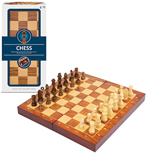 Traditionelles Spiel Folding Holz Chess Set von Ambassador