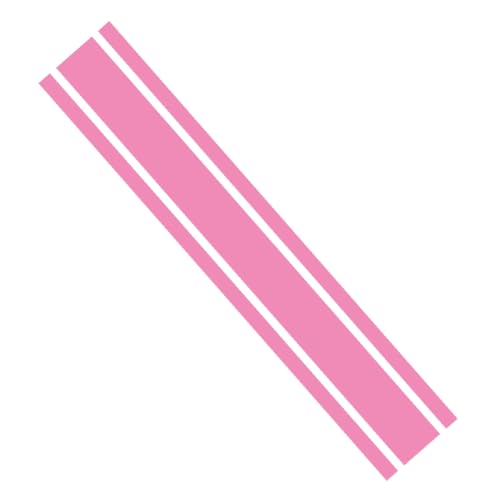 Ambiance Sticker Auto-Motorhaube, Aufkleber, Racing Body Side Stripe Decal, Dach Rock Stoßfänger Stripe Decal Vinyl Modifizierte Stripe Decal Car Dekor Rosa – 1 Stück 124 cm Ambiance Sticker Auto-Motorhaube, Aufkleber, Racing Body Side Stripe Decal, Dach Rock Stoßfänger Stripe Decal Vinyl Modifizierte Stripe Decal Car Dekor Rosa – 1 Stück 124 cm von Ambiance Sticker