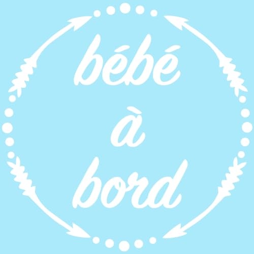 Ambiance Sticker Autoaufkleber Baby an Rand, Weiß, H 19 x L 13 cm Ambiance Sticker Autoaufkleber Baby an Rand, Weiß, H 19 x L 13 cm von Ambiance Sticker