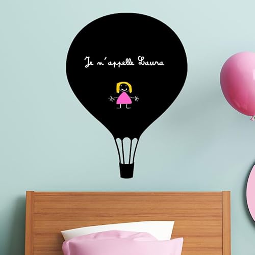 Ambiance Sticker Kreidetafel – Wandaufkleber, selbstklebend, abwischbar, Luftballon, 45 x 35 cm von Ambiance Sticker