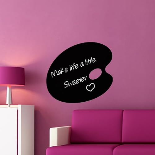 Ambiance Sticker Kreidetafel – Wandsticker, selbstklebend, abwischbar, Malerplatte – H 40 x B 45 cm von Ambiance Sticker