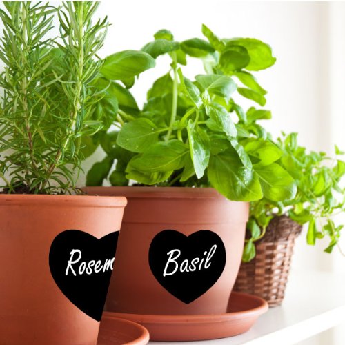 Ambiance Sticker Kreidetafel – Wandsticker, selbstklebend, abwischbar – Etiketten Herzen – H 40 x B 40 cm Ambiance Sticker Kreidetafel – Wandsticker, selbstklebend, abwischbar – Etiketten Herzen – H 40 x B 40 cm von Ambiance Sticker