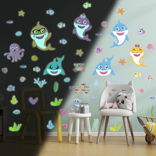 Ambiance Sticker Leuchtender Wandaufkleber für Decke, Kinder, fluoreszierend, Meerestiere – H 65 x L 50 cm Ambiance Sticker Leuchtender Wandaufkleber für Decke, Kinder, fluoreszierend, Meerestiere – H 65 x L 50 cm von Ambiance Sticker
