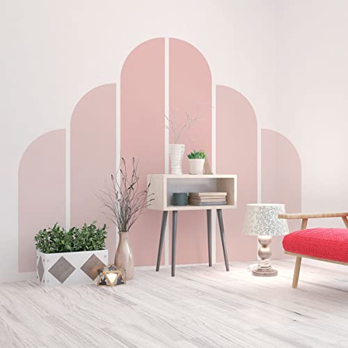 Ambiance Sticker Vliestapete Riesenfresken Vorgekleistert -Bogen Rosa Cypria - Dekoratives Etikett | H90 x L60 cm Ambiance Sticker Vliestapete Riesenfresken Vorgekleistert -Bogen Rosa Cypria - Dekoratives Etikett | H90 x L60 cm von Ambiance Sticker
