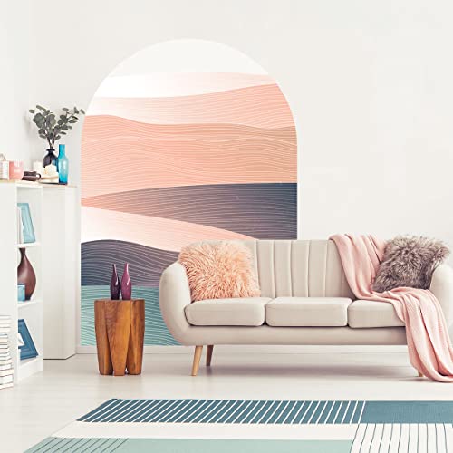 Ambiance Sticker Vliestapete Riesenfresken Vorgekleistert -Tramonto-Bogen - Dekoratives Etikett | H170 x L120 cm von Ambiance Sticker