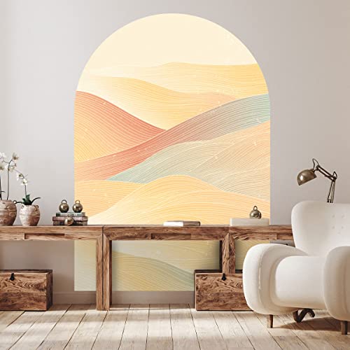 Ambiance Sticker Vliestapete Riesenfresken Vorgekleistert -Tramonto Dell’Arca Wüste - Dekoratives Etikett | H85 x L60 cm Ambiance Sticker Vliestapete Riesenfresken Vorgekleistert -Tramonto Dell’Arca Wüste - Dekoratives Etikett | H85 x L60 cm von Ambiance Sticker