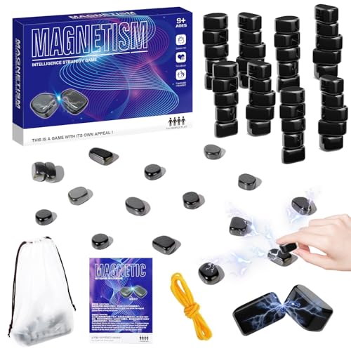 40 PCS Magnetische Steine Brettspiel, Magnetisches Schachspiel, Magnetspiel, Tragbares Schachbrett Magnetisch,Tisch Magnetspiel, für Kinder & Erwachsene Partyzubehör für Familientreffen 40 PCS Magnetische Steine Brettspiel, Magnetisches Schachspiel, Magnetspiel, Tragbares Schachbrett Magnetisch,Tisch Magnetspiel, für Kinder & Erwachsene Partyzubehör für Familientreffen von Ambolio