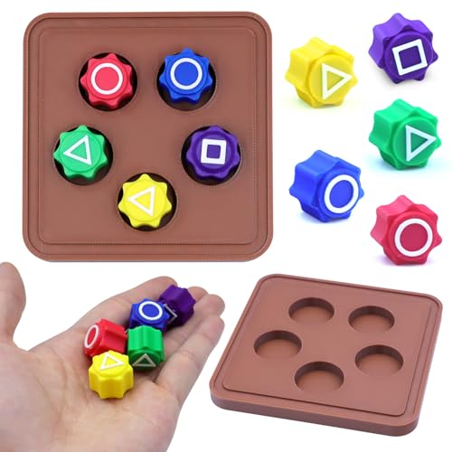 Ambolio Gonggi Koreanisches Spiel,Gonggi Korean Game, Traditionelles Koreanisches Spielspiel, Traditionelles Koreanisches Spiel, Gonggi Jack Stone Catching Game,Jack Stone Kieselstein-Set von Ambolio