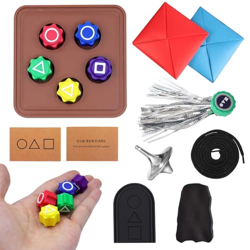 Traditionelles koreanisches Spielspiel, Gonggi Koreanisches Spiel, Koreanisches traditionelles Spiel Gonggi Jack Stone Pebbles Set, Gonggi-Koreanisches Spiel Reaktionsspiel für Erwachsene und Kinder von Ambolio